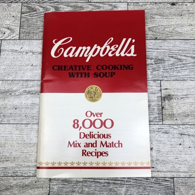 Campbells Creative Cooking with Soup Cookbook Vtg 1985 Favorite Recipes-image