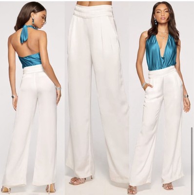 NWT Ramy Brook Joss Pant size 4 reg $385 in Ivory-image