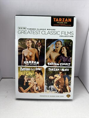 Tarzan Vol 1 Turner Classic Movies Greatest Films DVD 2 Disc Johnny Weissmuller-image