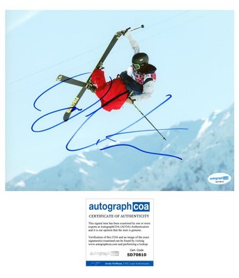 Joss Christensen AUTOGRAPH Signed Freestyle Slopestyle Skiing 8x10 Photo D ACOA-image