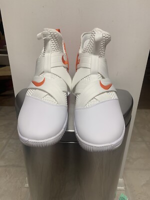 Shoes ~ Mens ~ Size: 16.5” ~ Lebron James Soldier ~ White & Orange ~ !🆕WOB!-image