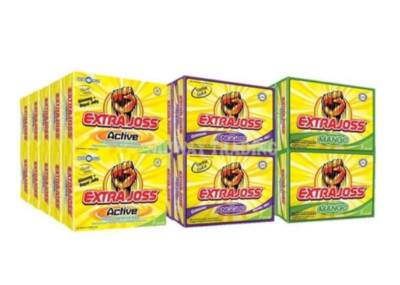 Extra Joss HALAL Energy Drink - Mixed Flavors Mango/Grape/Active - 30 Boxs-image