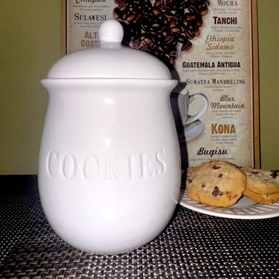 CREATIVE CRATE CO. COOKIE WHITE JAR-image