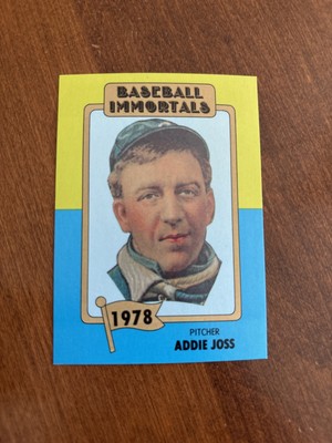 Addie Joss 1980-87 SSPC Baseball Immortals #164a Cleveland Indians HOF-image