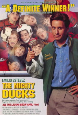 65649 The Mighty Ducks Emilio Estevez Joss Ackland Wall Decor Print Poster-image