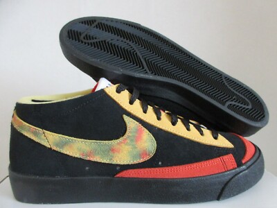 WMNS BLAZER MID MID 77 CHUKKA ID BLACK-YELLOW-RED SZ 8.5 [DD3811-991]-image