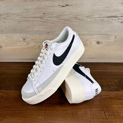 Nike Women Blazer Low Platform Womens Size 8.5 White Sail Team Orange DJ0292 101-image
