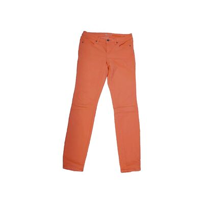 STYLUS Jeans Womens Size 6 Orange Skinny Leggings Stretch Mid Rise Waist 28 EUC-image