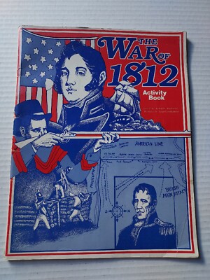 War Of 1812 Activity Book 1981 Ruehrwein Coloring Creative Co. Soldiers Story-image