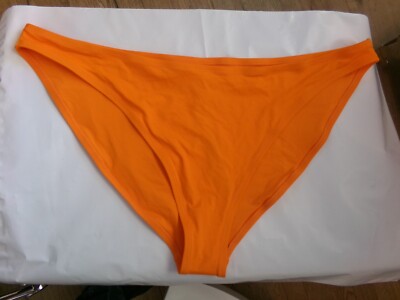 SKIMS RECYCLED SWIM MID COVERAGE BOTTOM (3X) ORANGE BB-BRF-3980 (122)-image