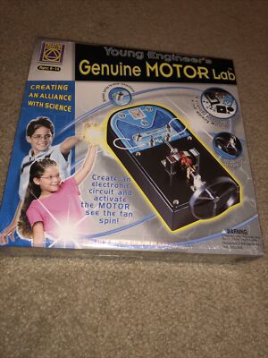 Young Engineer's GENUINE MOTOR LAB Kit Creative  #5317 BRAND NEW SEALED-image