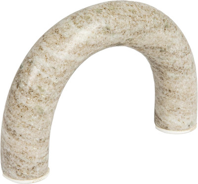 Creative Co-Op Marble Arch Tabletop Shelf, Beige Accent Decor -image