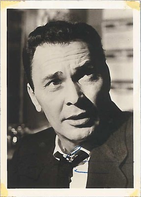 Barry Sullivan 5x7 Signed -image