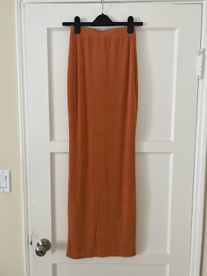 NWT Spice Market Los Angeles Maxi Skirt Womens Orange Size 2-image