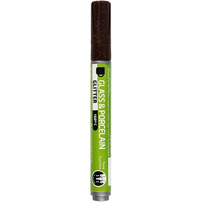 Creativ Company Glass & Porcelain Markers, Brown, One Size-image