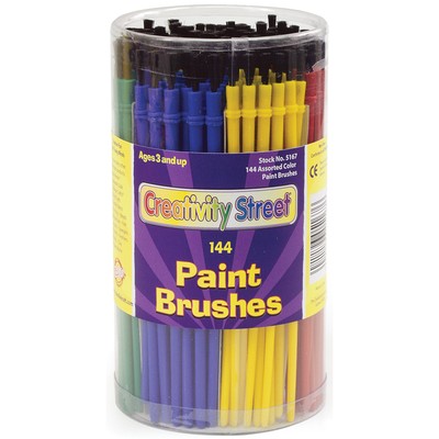 Creativity Street Paintbrush Canister 144/Pkg-6.5