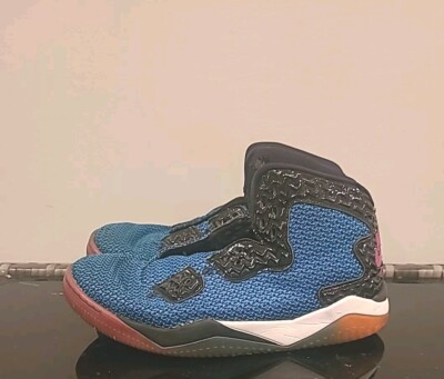 Nike Men's Air Jordan Spike Forty 819952-029 Blue Black Basketball Shoe Size 9.5-image