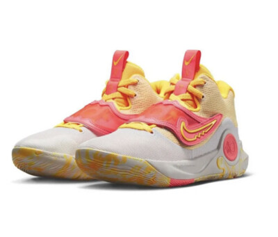 Nike KD Trey 5 X White Hot Punch Orange DD9538 100 Basketball Sz 10.5-image