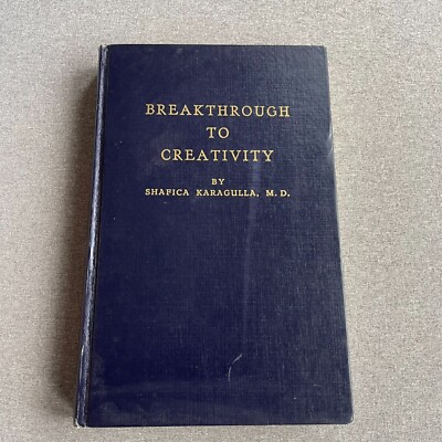 Breakthrough to Creativity Higher Sense Perception HC Book Shafica Karagulla-image