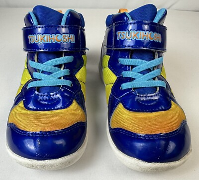 Tsukihoshi Child 11 Mid Sneaker Blue Orange Little Kid Jam Storm Mid-image