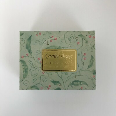 Vintage Note Cards Creative Papers C.R. Gibson Company Five Cards Blank-image