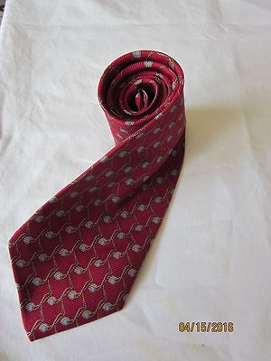 Jos S Banks Red Silk Neck Tie-image