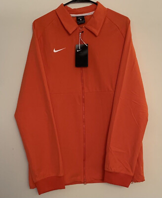 Nike Therma Mid-Weight Dri Fit Football Jacket Orange CI4472-891 Men’s MEDIUM-image