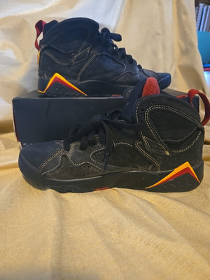 Size 5.5(GS) - Jordan 7 Retro 2022 Mid Citrus-image