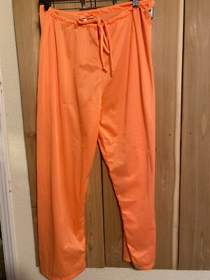 In Gear Orange Sheer Lightweight PullOn pantsSize m nwot-image