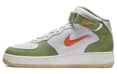 Nike Air Force 1 Mid QS Oil Green Orange - DQ3505-100-image