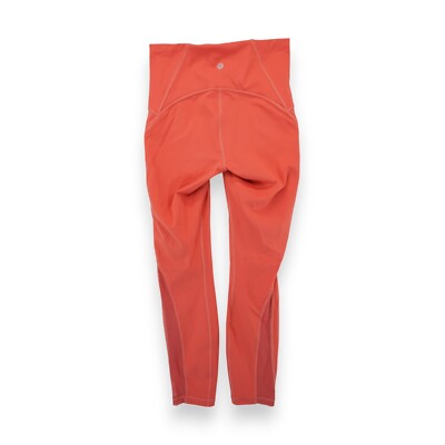 Lululemon Leggings Women's Orange Size 4 Mid Rise Yoga-image