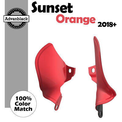 For M8 Harley Lower Rider Street Bob SUNSET ORANGE ABS Mid Frame Air Deflector-image