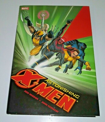 ASTONISHING X-MEN Volume 1 Graphic Novel Marvel Joss Whedon hard cover wolverine-image