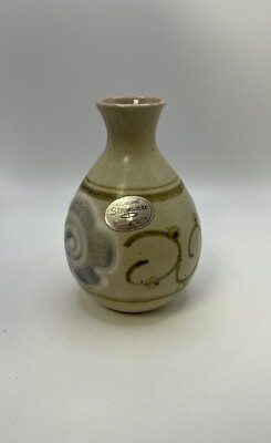 Vintage Genuine Stoneware Creative Decorative Co Inc Made in Japan pottery vase-image