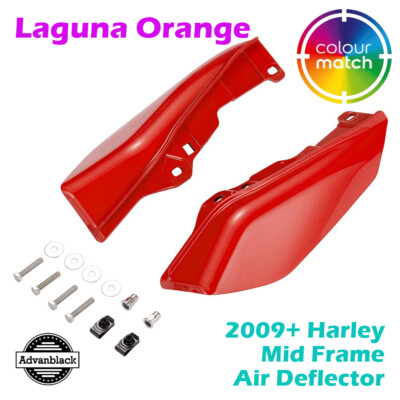 Laguna Orange Mid-Frame Air Deflector for 2009+ Harley Street Road Electra Glide-image