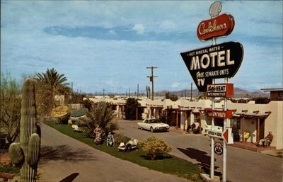 Mesa,AZ Centebar Motel Maricopa County Arizona Petley Studios Inc. Postcard-image