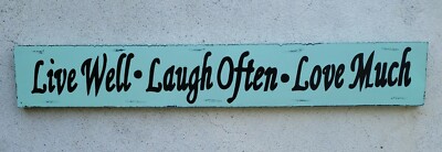 Creative Co-Op Painted Wooden Sign-image