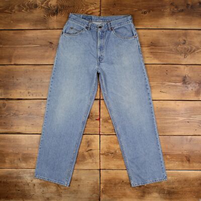 Vintage Levis Jeans 32 x 31 Stonewash Straight Blue Orange Tab Denim-image