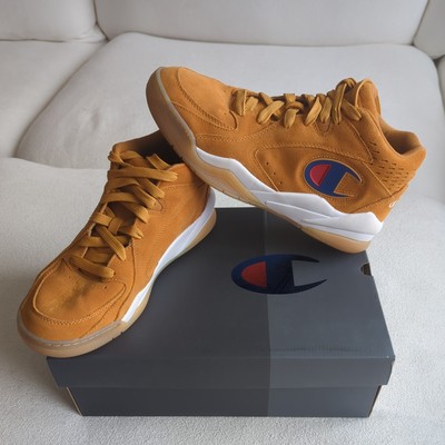 Champion Zone Mid 93 Suede Trainers Wheat Sneakers Ltd Edition-image