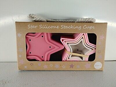 BABY STAR SILICONE STACKING CUPS 6 MONTHS + NINGBO BRIDGE HOME DESIGN CO.-image