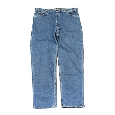 VTG Levi’s 540 Mens Regular Fit Straight Leg Blue Jeans Orange Tab USA 40x30-image