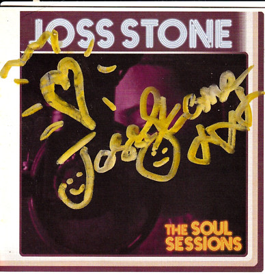 JOSS STONE 'THE SOUL SESSIONS' CD 2003 - AUTOGRAPHED-image