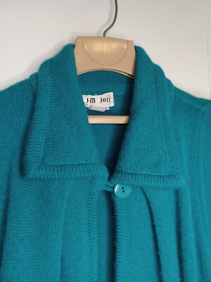 Mohair Wool JM Joss 1980s Sweater Coat Womens size small-image