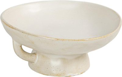 Creative Co-Op Stoneware Bowl W Reactive Glaze, White-image