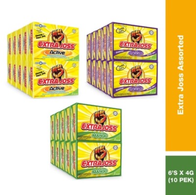 Extra Joss Energy Boost Drink Powder Assorted Flavour 120 and 180 Sachets-image