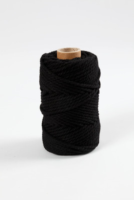 Creativ Company - Macrame Koord Zwart 55m NEW-image