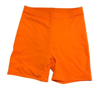 NEW Skims Women Size Small Petite Mid Waist Shorts in Orange-image