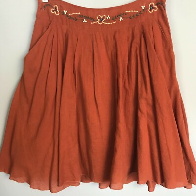 Gala Bohemian Burnt Orange Skirt, S-image