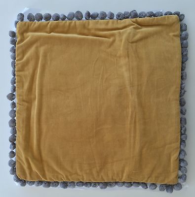 Creative Co-Op Pompom Pillow Cover and  Insert 18
