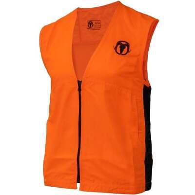 BlackOvis Mid Mountain Blaze Orange Lightweight Vest-S/M-Zipper-image